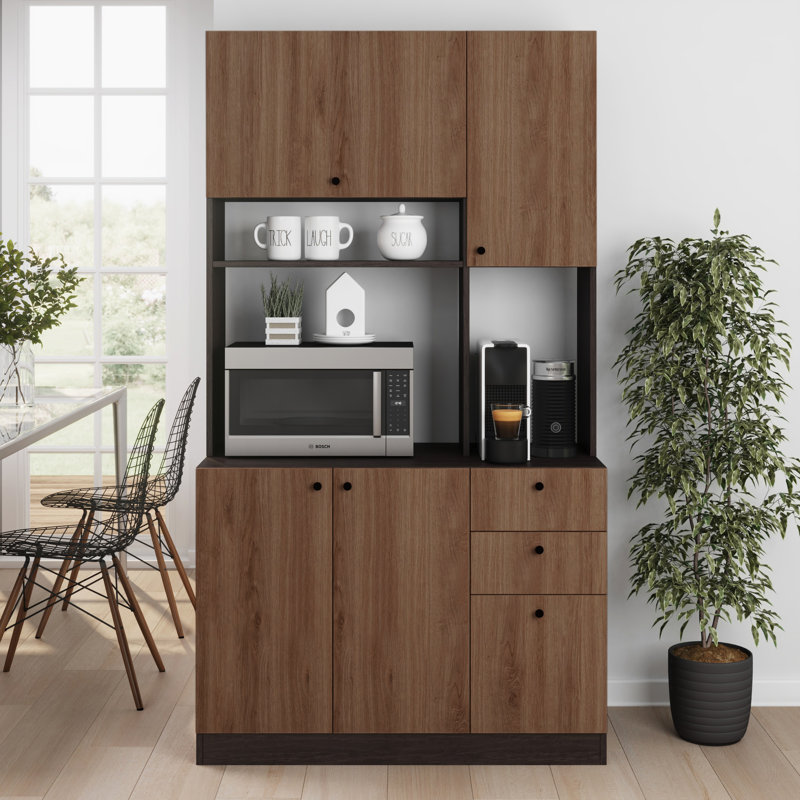 Ebern Designs Toyoko 71'' Kitchen Pantry & Reviews Wayfair